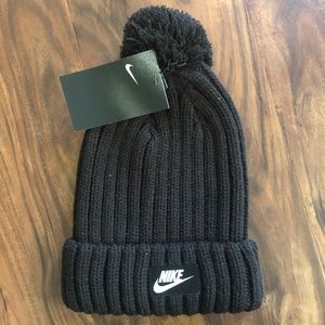 Nike beanie (with removable pom)